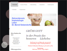 Tablet Screenshot of getzendorfer.at